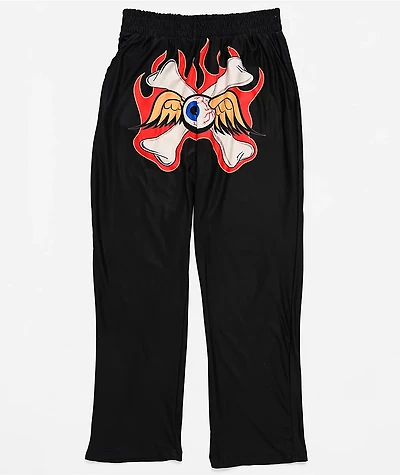 Von Dutch Crossbone Eye Black Lounge Pants