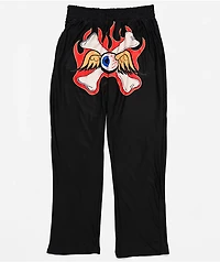 Von Dutch Crossbone Eye Black Lounge Pants