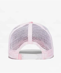 Von Dutch Crush Velvet Pink Trucker Hat