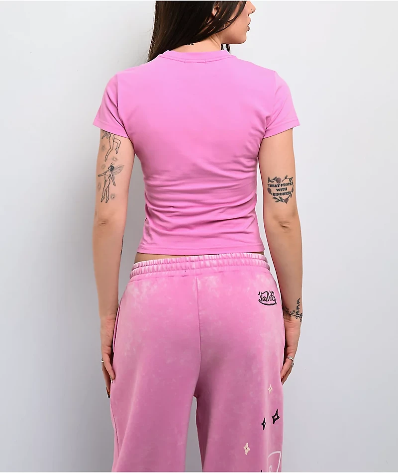 Von Dutch Cyclamen Pink T-Shirt