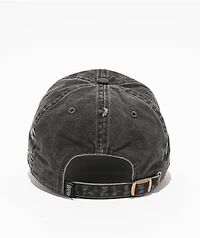 Von Dutch Cycled Washed Black Strapback Hat
