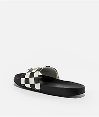 Von Dutch Domino Black Slide Sandals