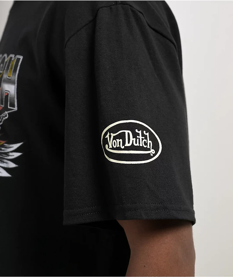 Von Dutch Eagle Motors Black T-Shirt