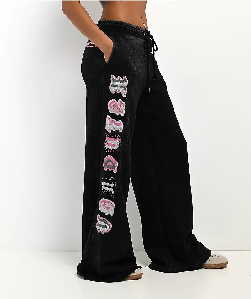 Von Dutch Mineral Black Sweatpants