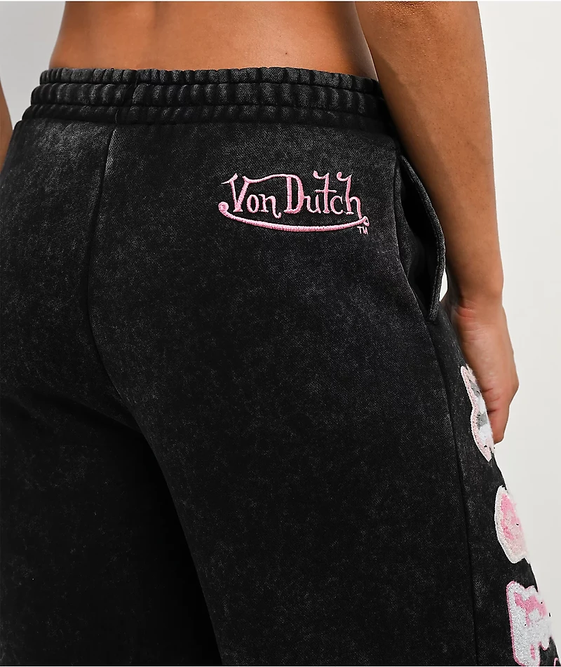 Von Dutch Mineral Black Sweatpants