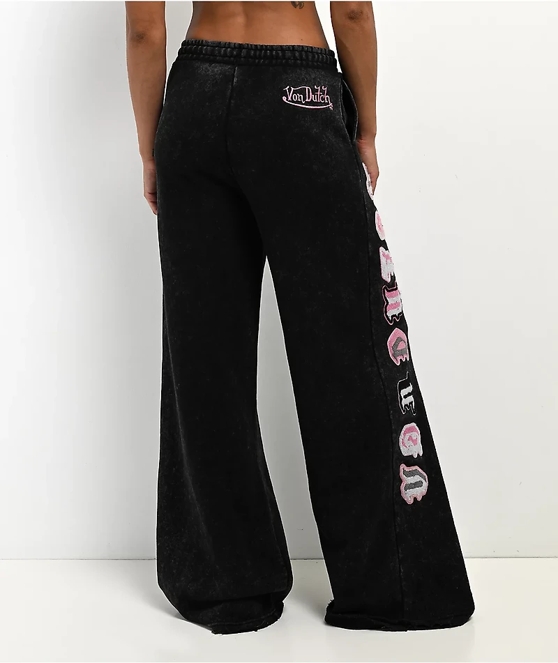 Von Dutch Mineral Black Sweatpants
