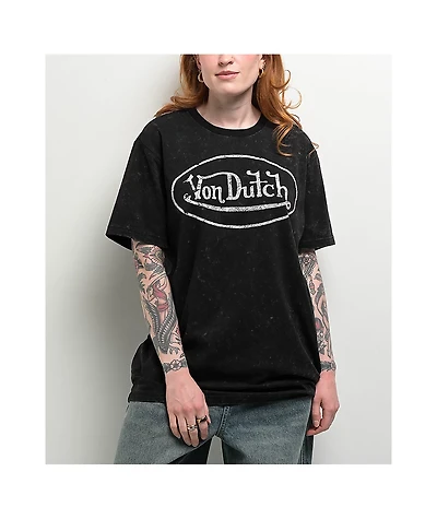 Von Dutch Oval Slate Washed T-Shirt