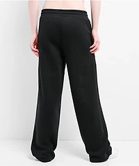 Von Dutch Patch Black Wide Leg Sweatpants