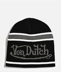 Von Dutch Penalty Black Skully Beanie
