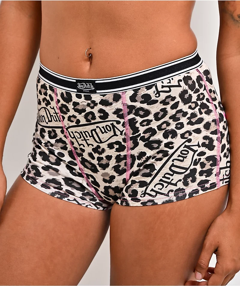 Von Dutch Pink Cheetah Lounge Set