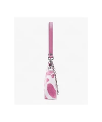 Von Dutch Pink Cow Print Shoulder Bag