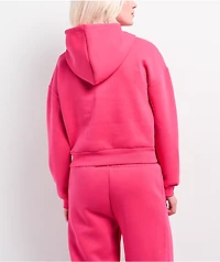 Von Dutch Pink Cropped Hoodie