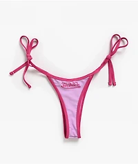 Von Dutch Pink High Leg Bikini Bottom