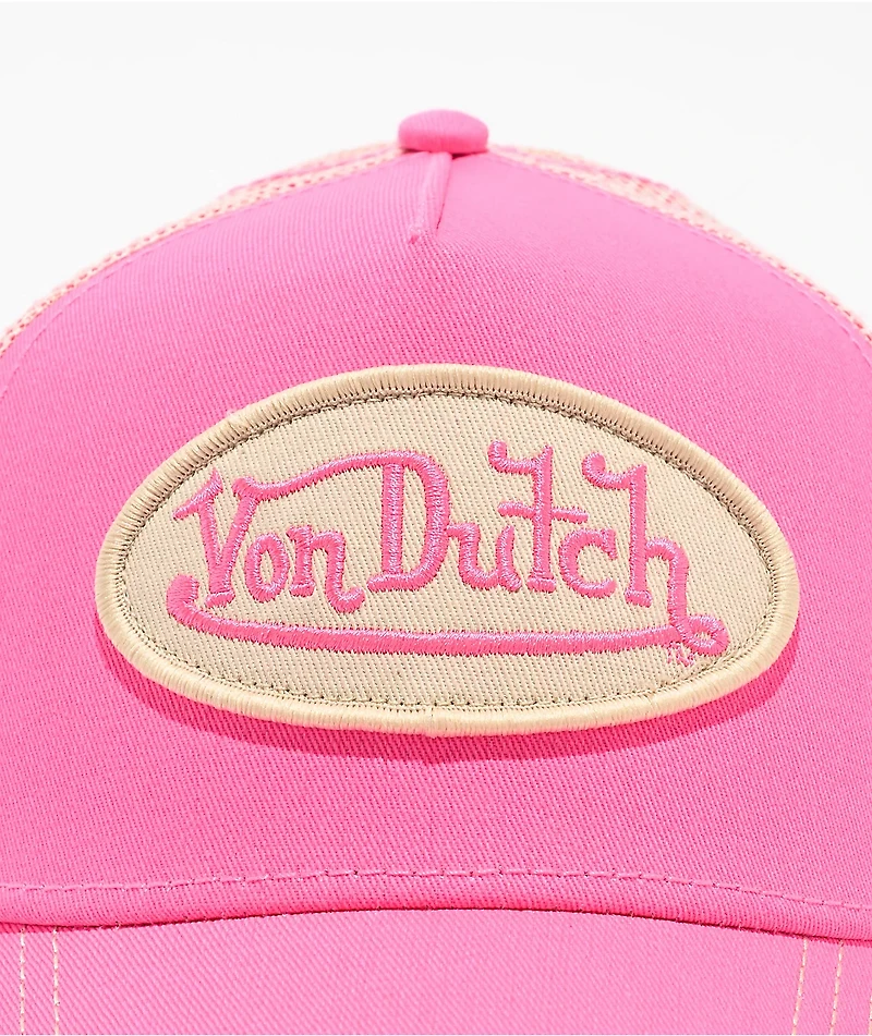 Von Dutch Pink Trucker Hat