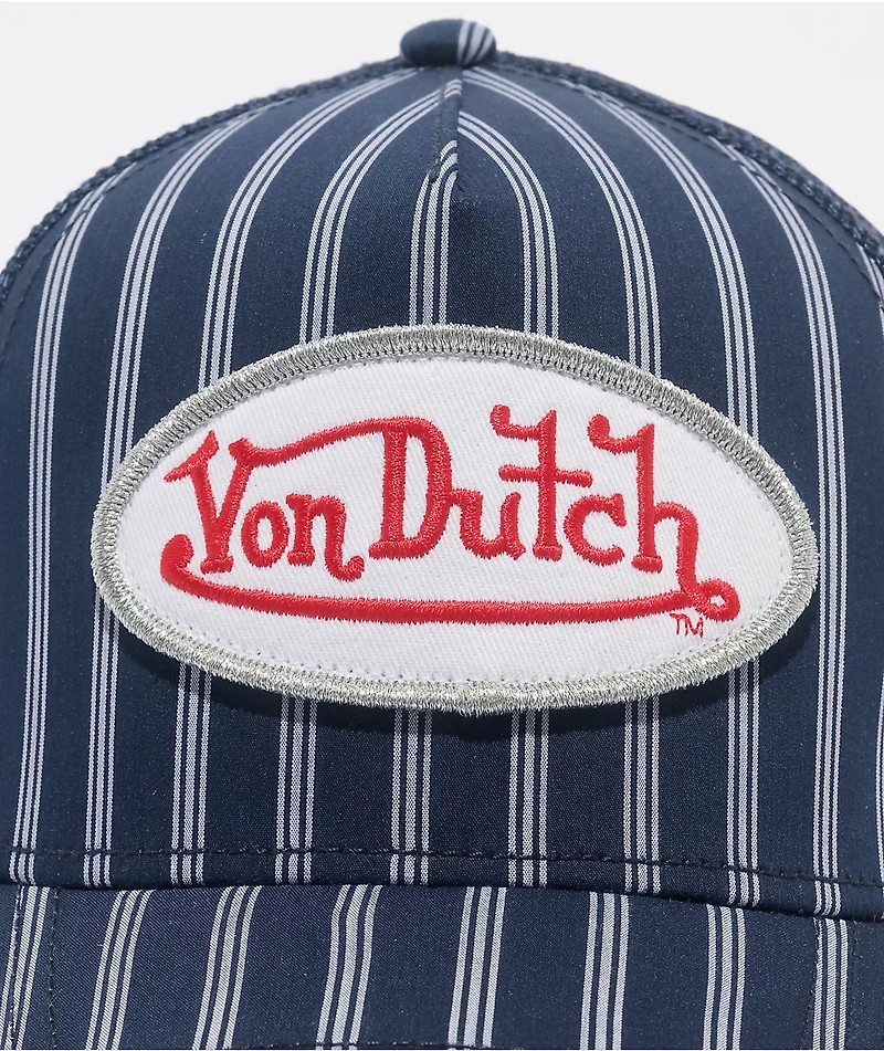 Von Dutch Railroad Navy & White Trucker Hat