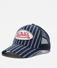 Von Dutch Railroad Navy & White Trucker Hat