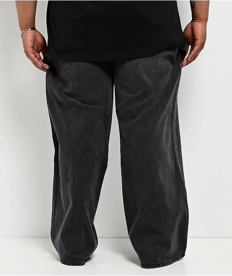 Von Dutch Reapers Black Wash Baggy Jeans