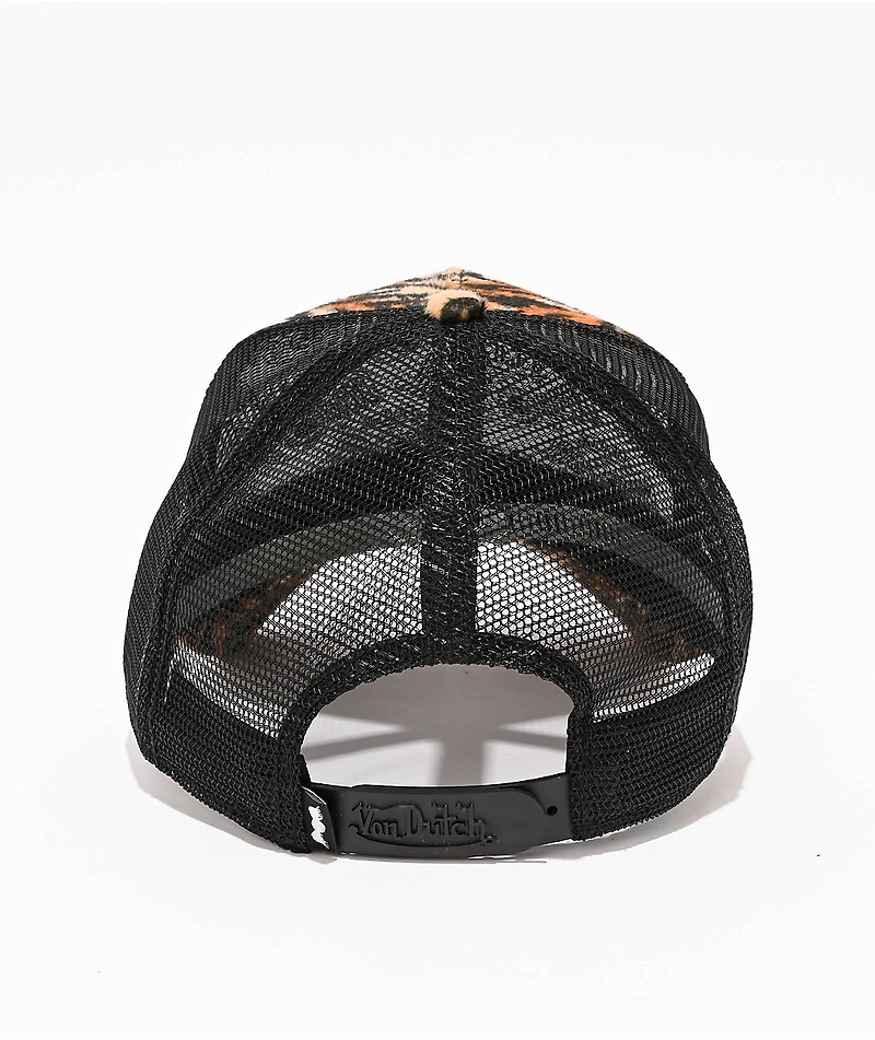 Von Dutch Safari Black Trucker Hat