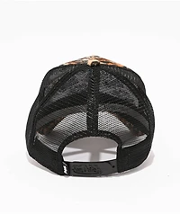 Von Dutch Safari Black Trucker Hat