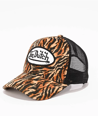 Von Dutch Safari Black Trucker Hat