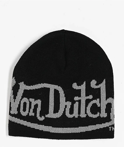Von Dutch Skull Black Skully Beanie