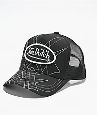 Von Dutch Stakes Black Trucker Hat