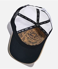 Von Dutch Staple Black & Khaki Trucker Hat