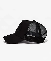 Von Dutch Staple Triple Black Trucker Hat