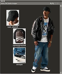 Von Dutch Staple Triple Black Trucker Hat