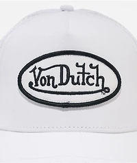 Von Dutch Staple White & Black Trucker Hat