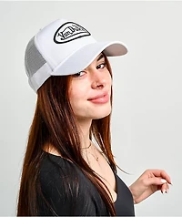 Von Dutch Staple White & Black Trucker Hat