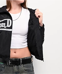 Von Dutch Taslon Crystal Black Windbreaker Zip Jacket
