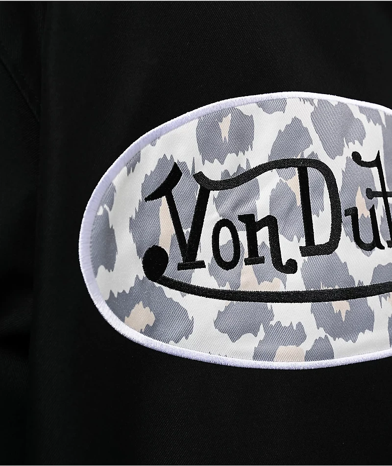 Von Dutch Twill Black Work Jacket