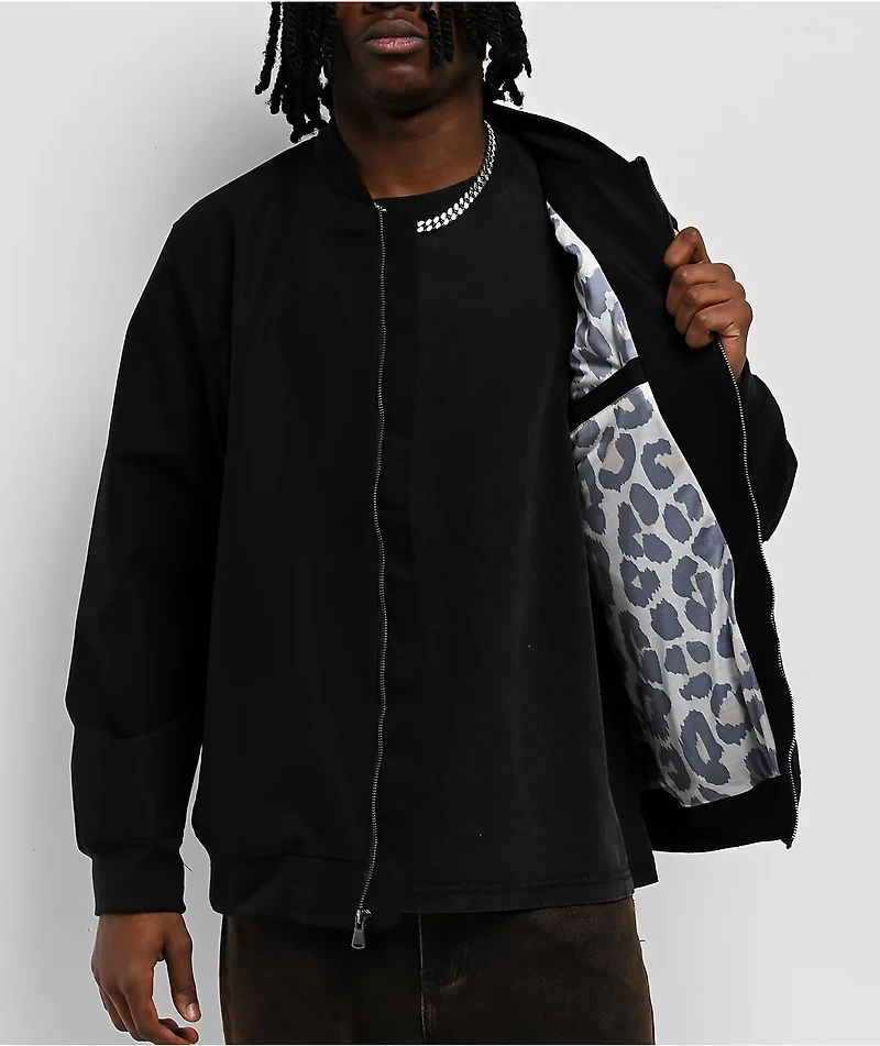 Von Dutch Twill Black Work Jacket