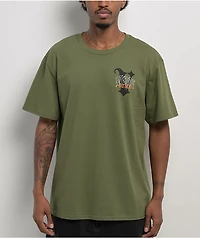 Von Dutch V Logo Green T-Shirt