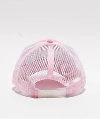 Von Dutch Velvet Pink Trucker Hat