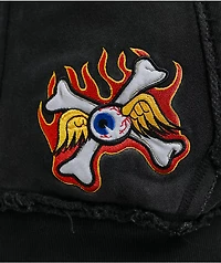 Von Dutch X Broken Promises Wild Ride Black Wash Zip Hoodie