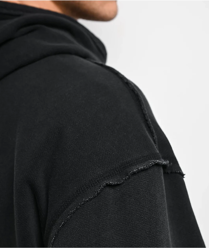 Von Dutch X Broken Promises Wild Ride Black Wash Zip Hoodie