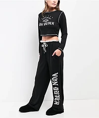 Von Dutch Yummy Black & White Lounge Set