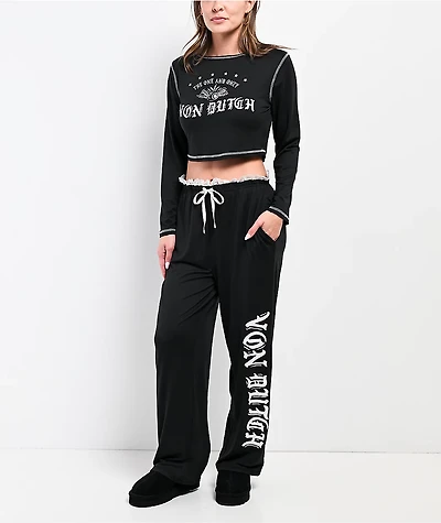 Von Dutch Yummy Black & White Lounge Set