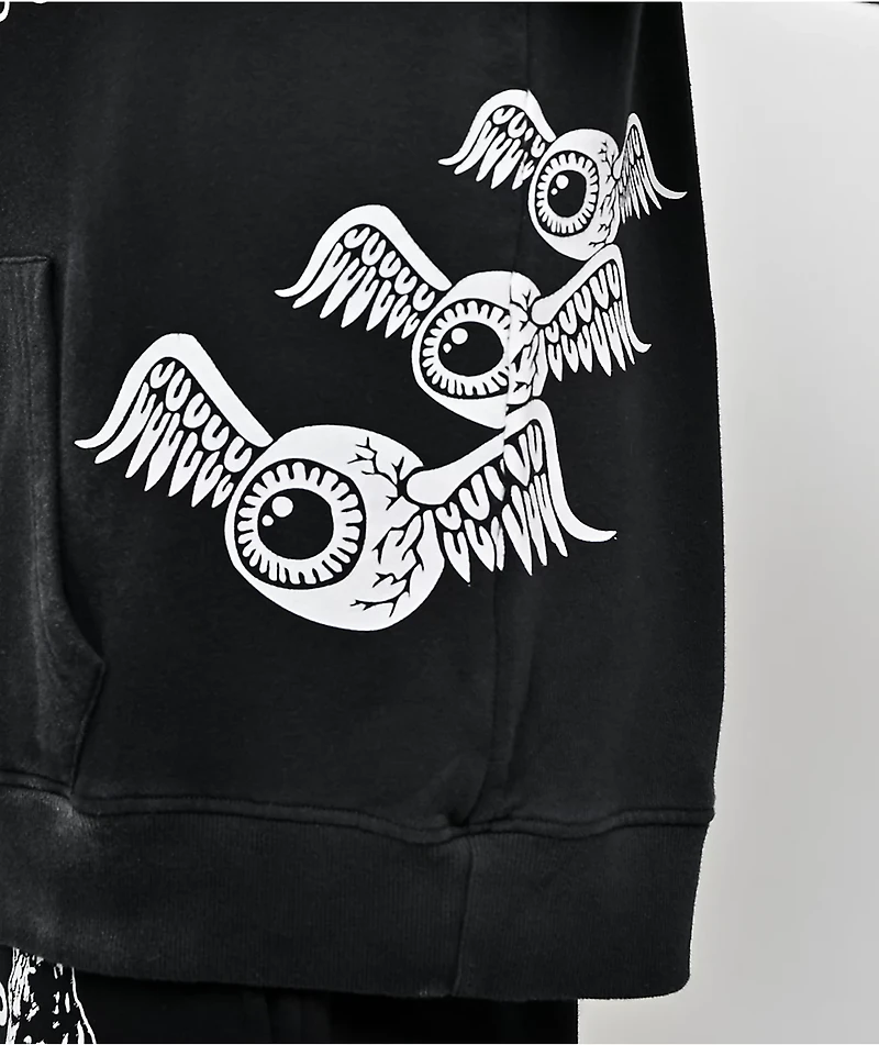 Von Dutch x Broken Promises All In Black Wash Hoodie