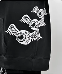 Von Dutch x Broken Promises All In Black Wash Hoodie