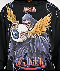 Von Dutch x Broken Promises Death Grip Black Hoodie
