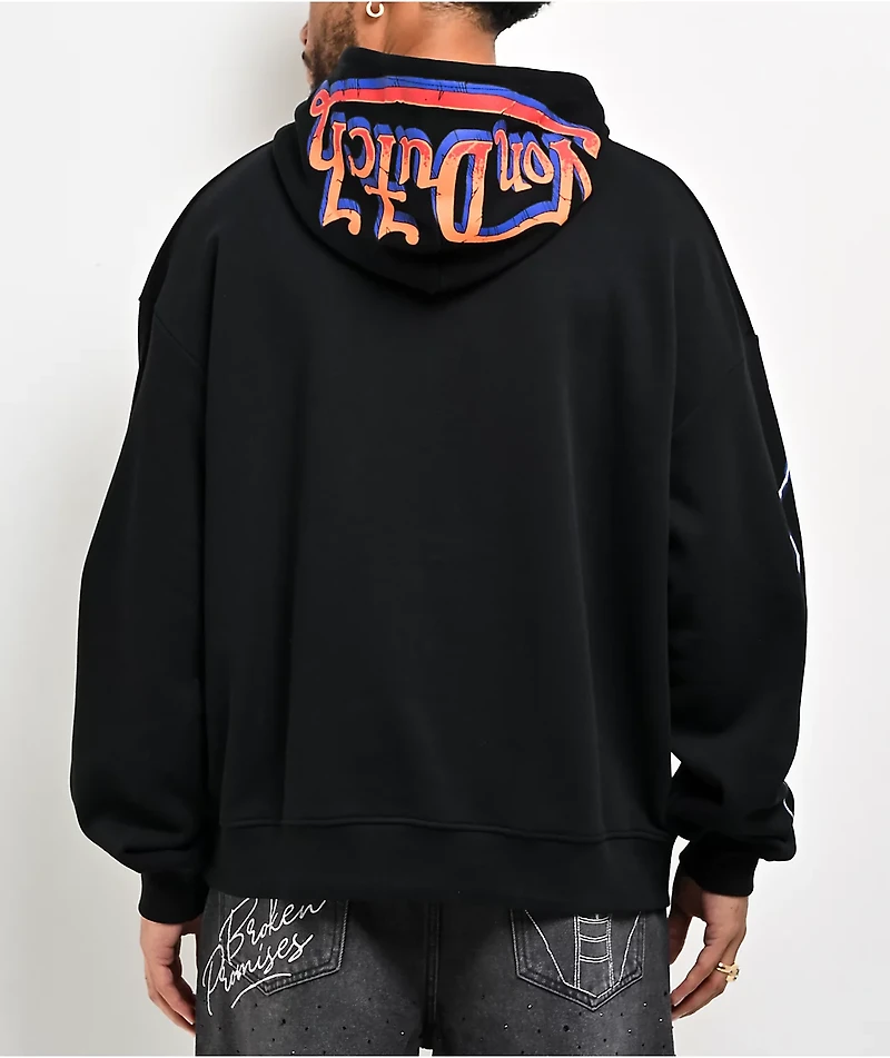 Von Dutch x Broken Promises Death Grip Black Hoodie