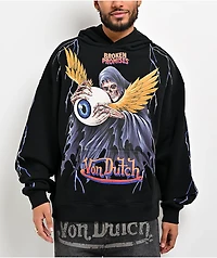 Von Dutch x Broken Promises Death Grip Black Hoodie