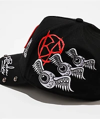 Von Dutch x Broken Promises Dog Studs Black Snapback Hat