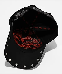 Von Dutch x Broken Promises Dog Studs Black Snapback Hat