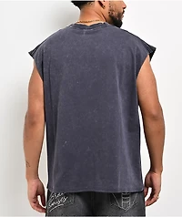 Von Dutch x Broken Promises Unleashed Grey Wash Tank Top
