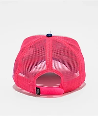 Von Dutch x Keep A Breast Foundation Pink, White & Blue Trucker Hat