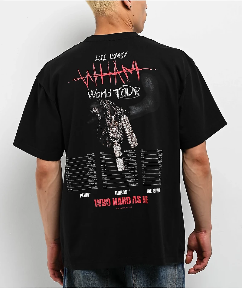 WHAM! by Lil Baby Tour Black T-Shirt